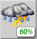 Thunder storm
Cold!